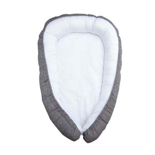 babynest-nestchen-dunkelgrau-bio-baumwolle-cocoon-kokon