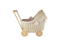 puppenwagen-ecru-holz-bettwasche-rosa