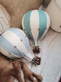 heißluftballon in grün